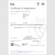 EN/AS 9100:2018 certificate